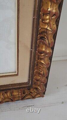 Vintage XL Ornate Wall Picture Photo Frame, Double Mount Frame