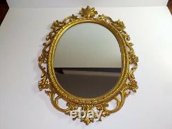 Vtg Ornate GOLD FRAMED SYROCO WALL MIRROR HOMCO 2037 HOLLYWOOD REGENCY