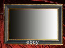Wall Mirror Antique Blue Gold From Wood Frame 95x65 CM Kristall-Form Mirror New