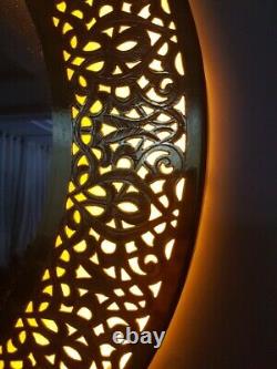 Wall Mirror, Copper Moroccan design, Handmade Mirror, Boho Decor, Entrance