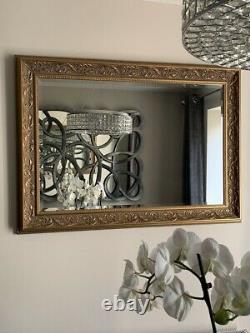 Wall Mirror Decorative Gold Vintage French Style Frame 66cm x 77cm