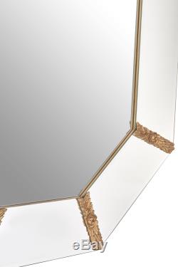 Wall Mirror with Gold Resin Frame Neoclassical design