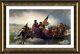 Washington Crossing The Delaware by Emanuel Leutze Framed canvas Wall art