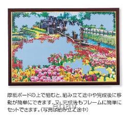 Wooden puzzle frame gold Mall specifications Brown (49 x 72cm)