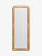 Worthington Large Classic French Style Gold Beaded Long Wall Mirror 147cm x 56cm