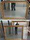 X3 Large vintage gold ornate framed wall mirrors retro Shabby Chic RARE beauty