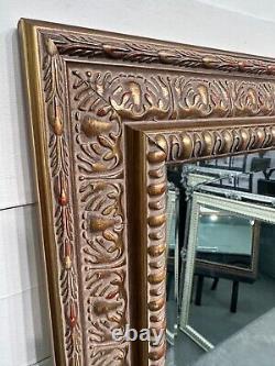 X LARGE Antique Black Mirror Ornate Decorative Wall Mirror Premium Quality